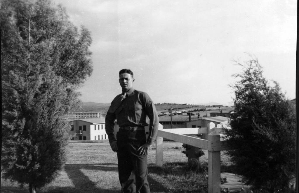John R. Massaro at Camp Pendleton in California in 1948.