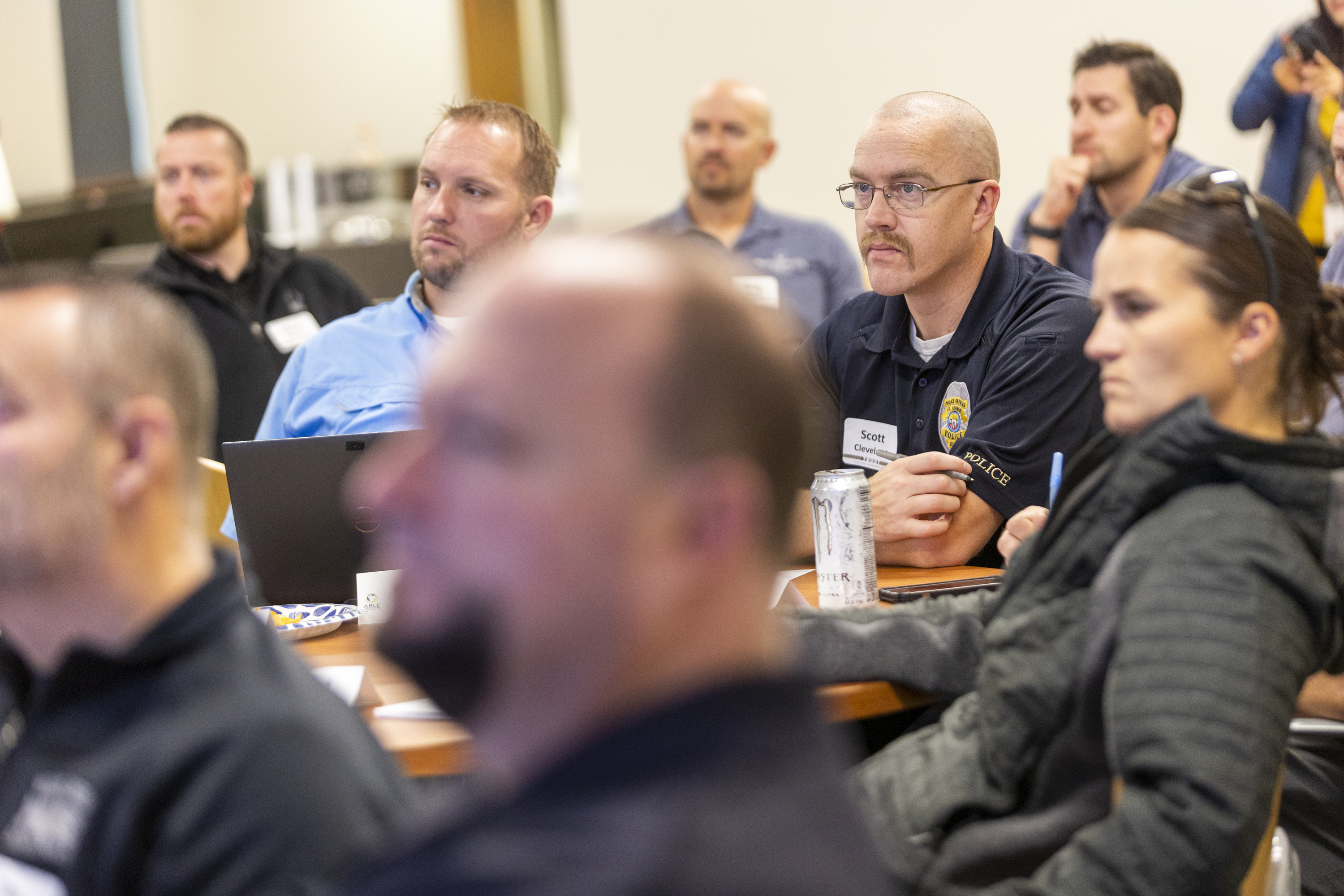 Police officers from across the state gathered in North Salt Lake Tuesday for a training session aimed at empowering law enforcers to feel comfortable intervening with other officers — regardless of rank or gender — when those officers get too emotional during a confrontation. 