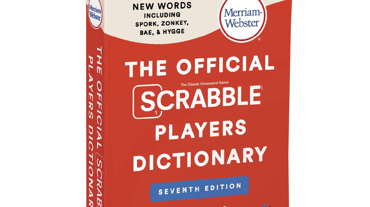 This photo shows the cover of the seventh edition of “The Official Scrabble Players Dictionary” released in November. The latest edition adds about 500 new words for Scrabble play.