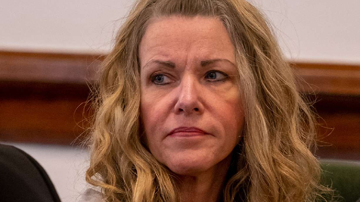 Lori Vallow Daybell attends a court hearing in this undated photo. A judge Tuesday said her upcoming murder trial will be live-streamed to a room in the Madison County Courthouse in eastern Idaho.