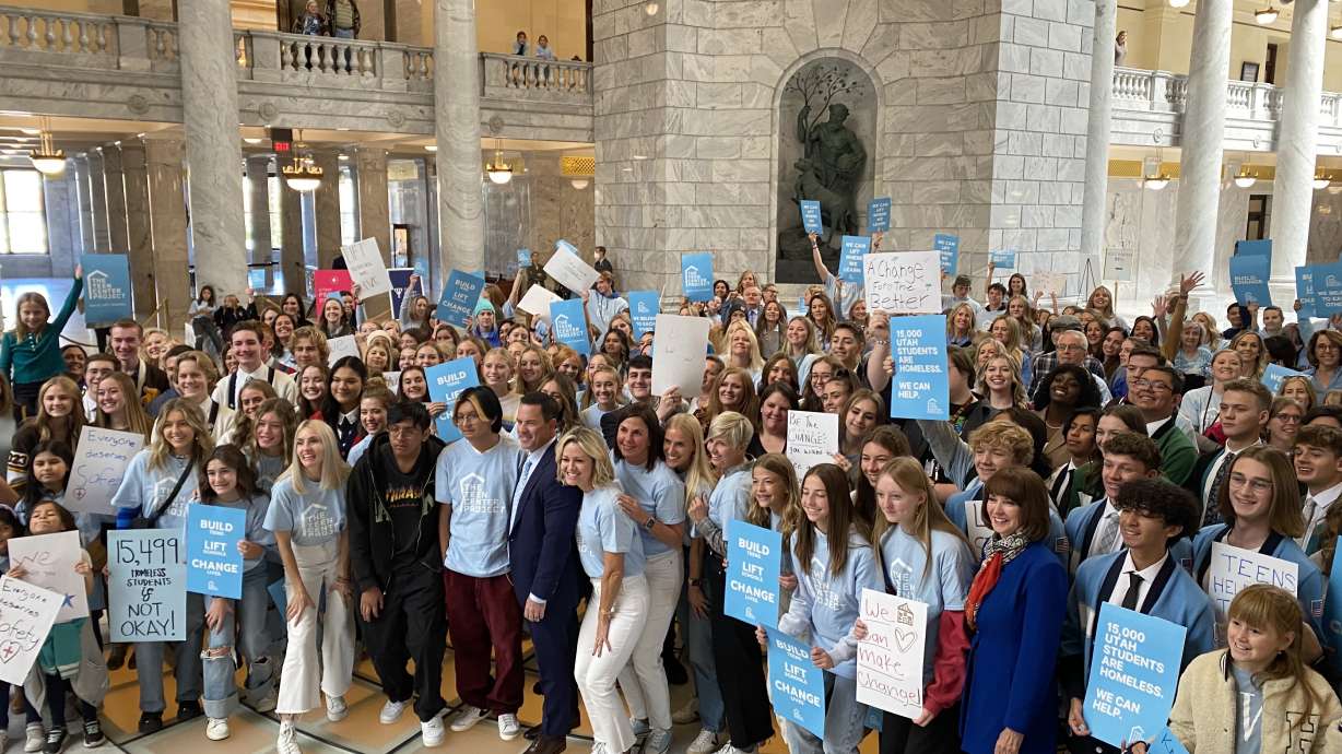The Policy Project launched its current teen center project campaign — an effort to aid Utah high schoolers who lack basic necessities or who are at-risk — at the state Capitol Wednesday. The nonprofit asked the Legislature to participate in a public-private partnership to provide funding for the campaign.