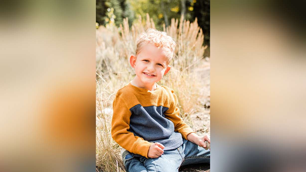 Samuel Bell, 5, has a rare genetic chromosomal disorder called Trisomy 9p. He is fed through a tube, is unable to talk and has only recently begun to walk. Samuel's father, Cameron Bell, says he was inspired to write a book that describes the perspective of a person who, like Samuel, has a life-changing genetic disorder.
