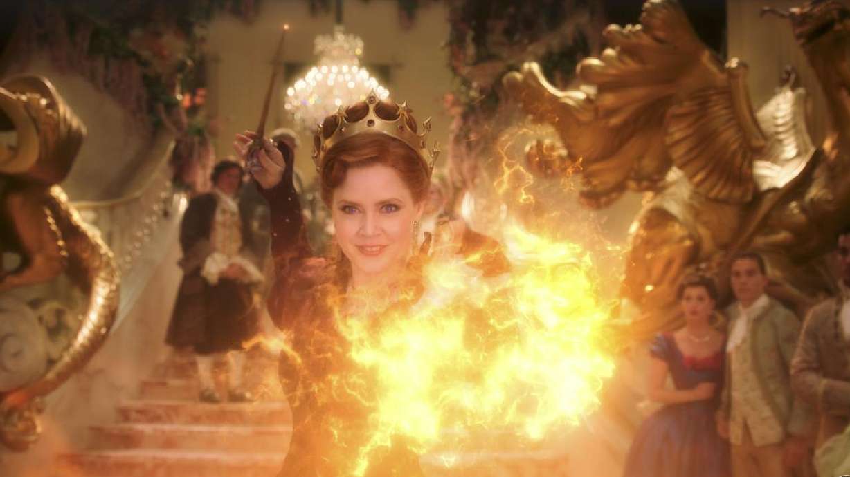 Amy Adams in "Disenchanted," which began streaming on Disney+ on Friday.