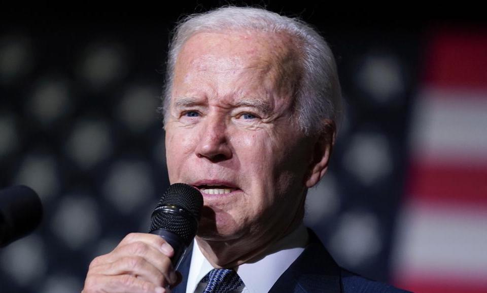 President Joe Biden speaks about student loan debt relief at Delaware State University, Oct. 21, in Dover, Del. The Biden administration is no longer accepting applications for student loan forgiveness after a second federal court shut down the program. The Education Department says on its federal student aid website that it is seeking to overturn the court orders blocking the student debt relief program.