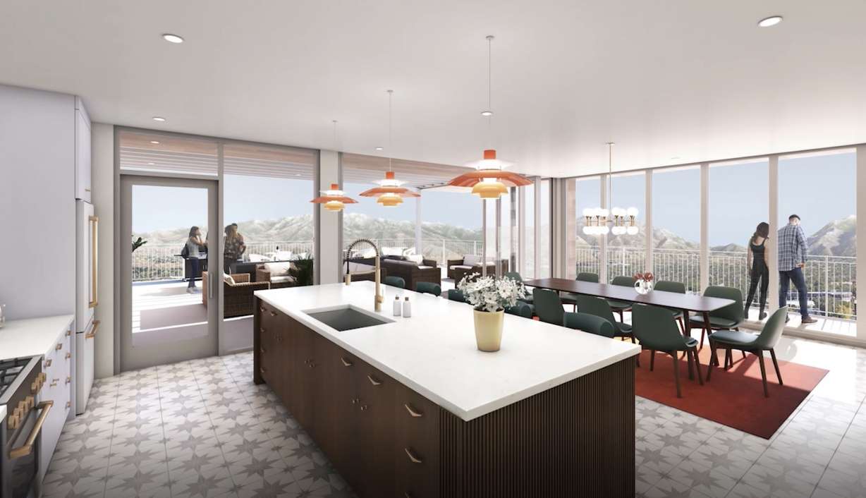 South Salt Lake leaders and developers gathered by a lot in the city this week to break ground on One Burton, an eight-story, mixed-use building that will provide 180 new multi-family housing units and about 7,000 square feet of retail space.