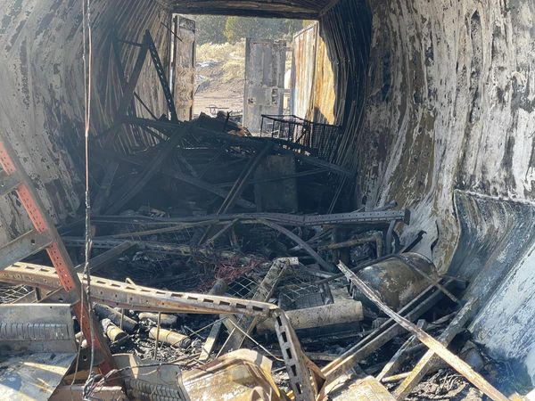 Man critically injured as vapors ignite, explode inside shipping ...