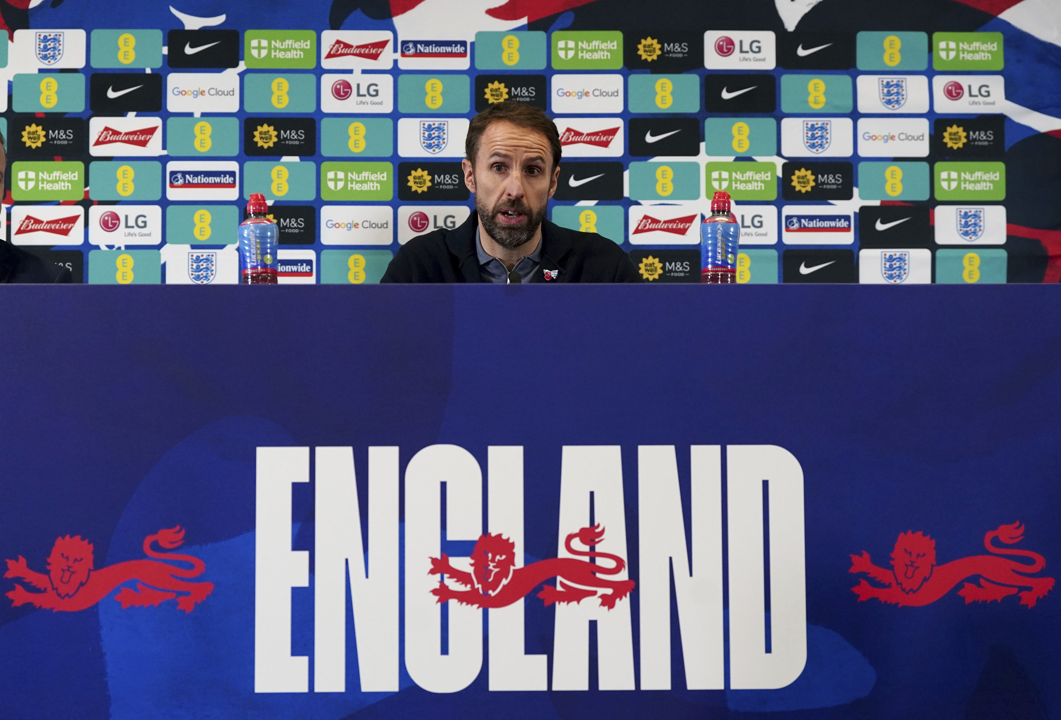 England manager Gareth Southgate announces England's World Cup 2022 squad at St George's Park, Burton upon Trent, Thursday November 10, 2022. With 11 days to go until the Three Lions kick-off their Group B campaign against Iran, the former defender has confirmed the 26-man group that will be travelling to the Gulf next week.  