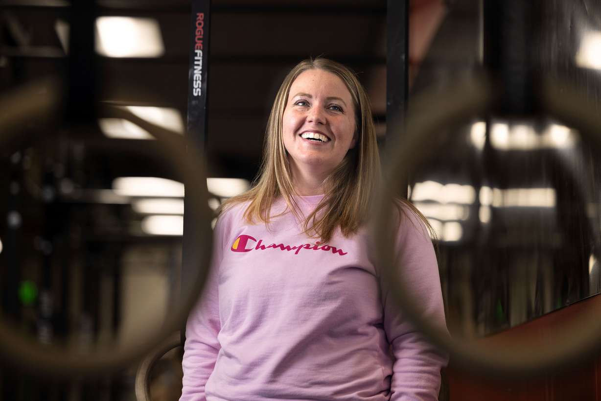 Jody Reid, a mother of three who reversed her Type 2 diabetes through exercise and diet, is pictured at Roy CrossFit in Roy on Nov. 9.