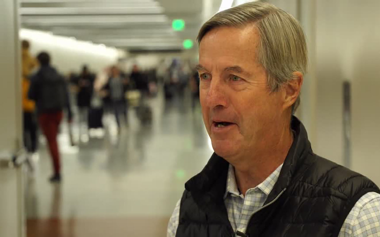 Bill Wyatt, director of the Salt Lake City International Airport, talks to KSL. He says the current configuration at the airport is not ideal but also is not permanent.