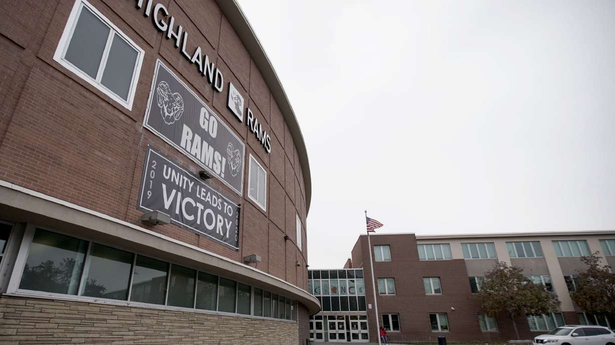 A man who was found "guilty and insane" in the beating death of his mother more than 15 years ago is now facing charges of walking into Highland High School with the intent to harm students.