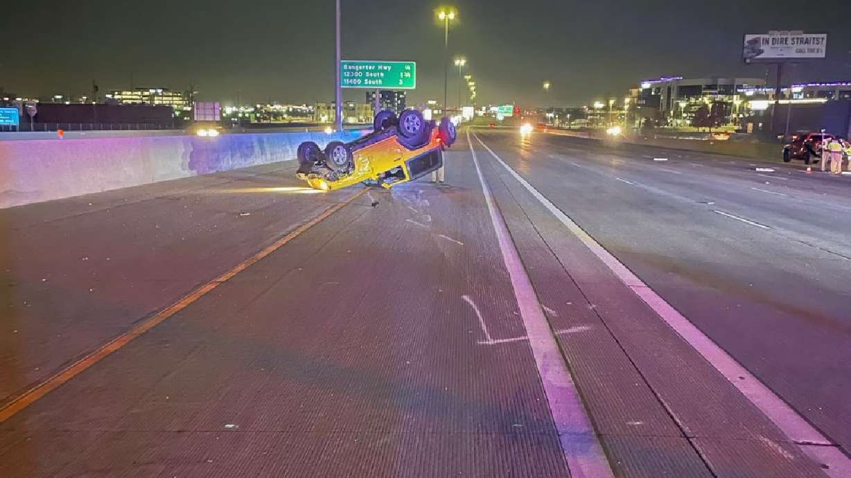 Northbound I-15 was closed for a few hours late Friday night and early Saturday morning due to a fatal crash in Draper. A man who was ejected from a Jeep Wrangler was pronounced dead at the scene.