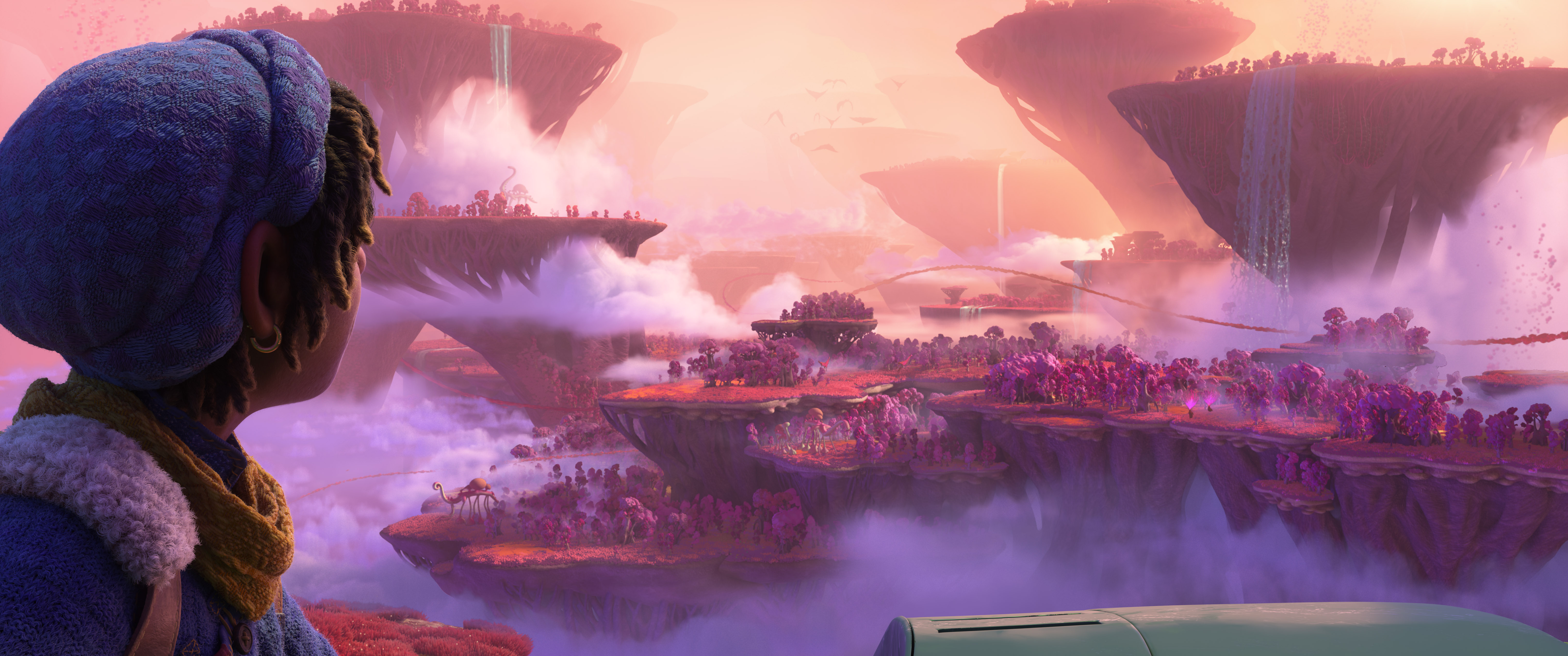 This image released by Disney shows a scene from the animated film "Strange World." 