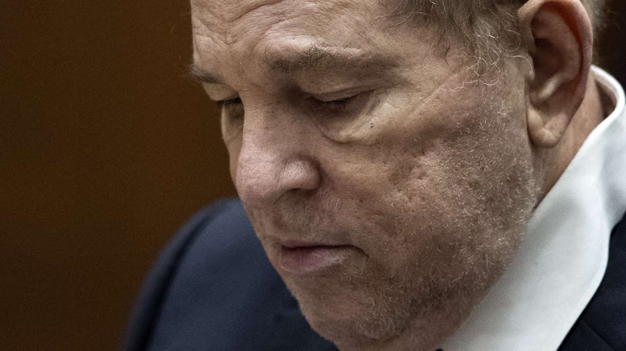 Former film producer Harvey Weinstein appears in court at the Clara Shortridge Foltz Criminal Justice Center in Los Angeles, Calif., on Oct. 4. Weinstein’s defense team has rested its case and closing arguments will soon begin at the Los Angeles trial of the former movie magnate.