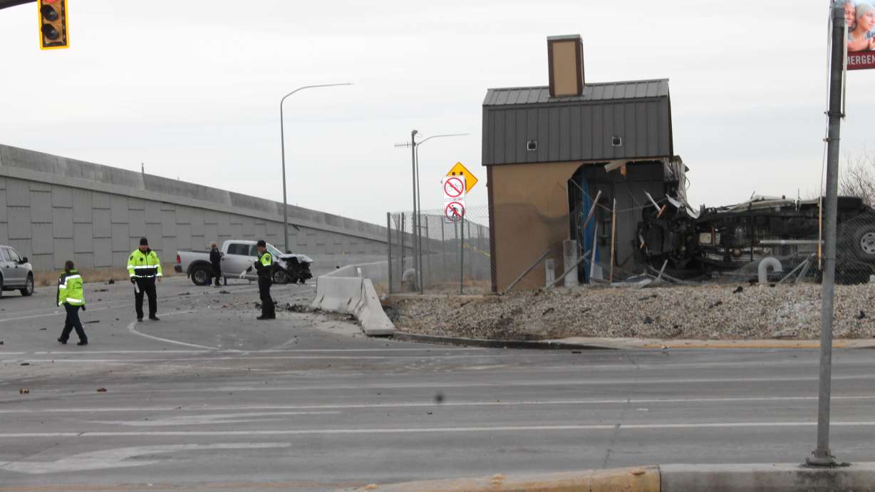 One man was killed in a collision at Bangerter Highway and 9000 South on Thursday.
