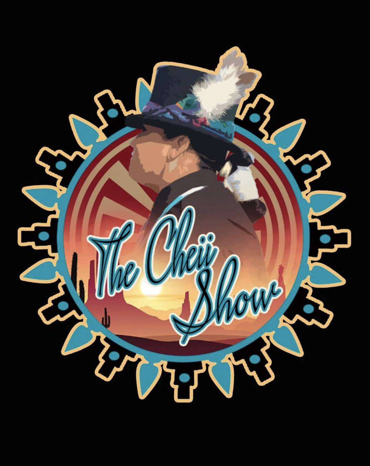 "The Cheíí Show" logo features host and CEO Taylor "Cheíí" Begay. The 19-year-old picked the name after embracing his childhood nickname "Cheíí," which translates to "grandpa" in the Diné Bizaad language.