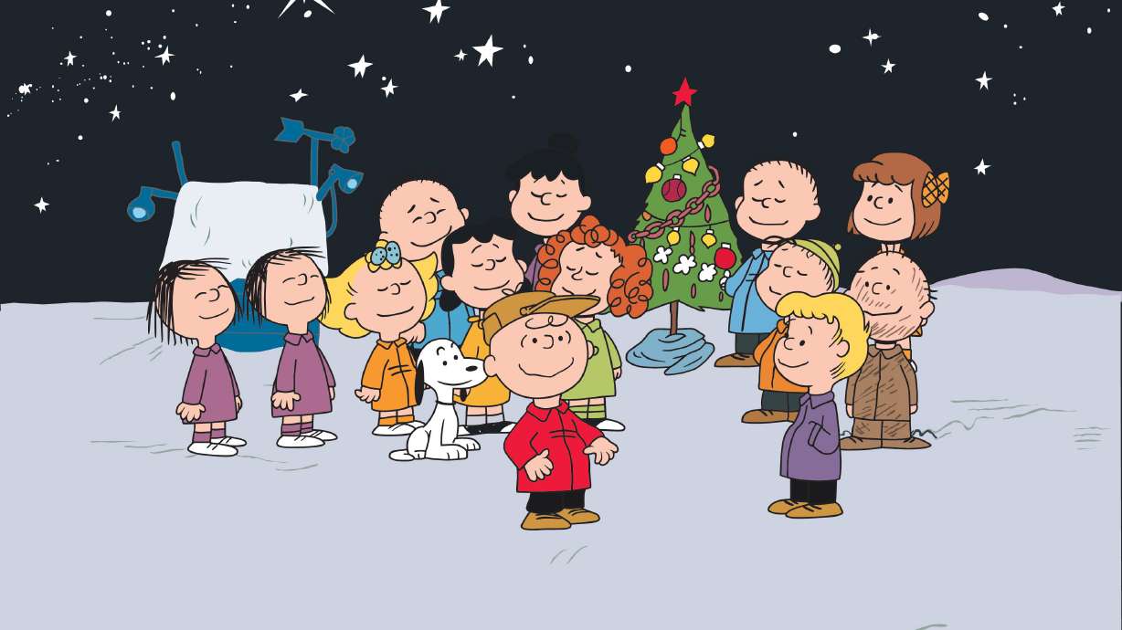 This image released by Peanuts Worldwide shows promotional art for the 1965 animated TV special “A Charlie Brown Christmas.” The soundtrack has sold more than five million copies.
