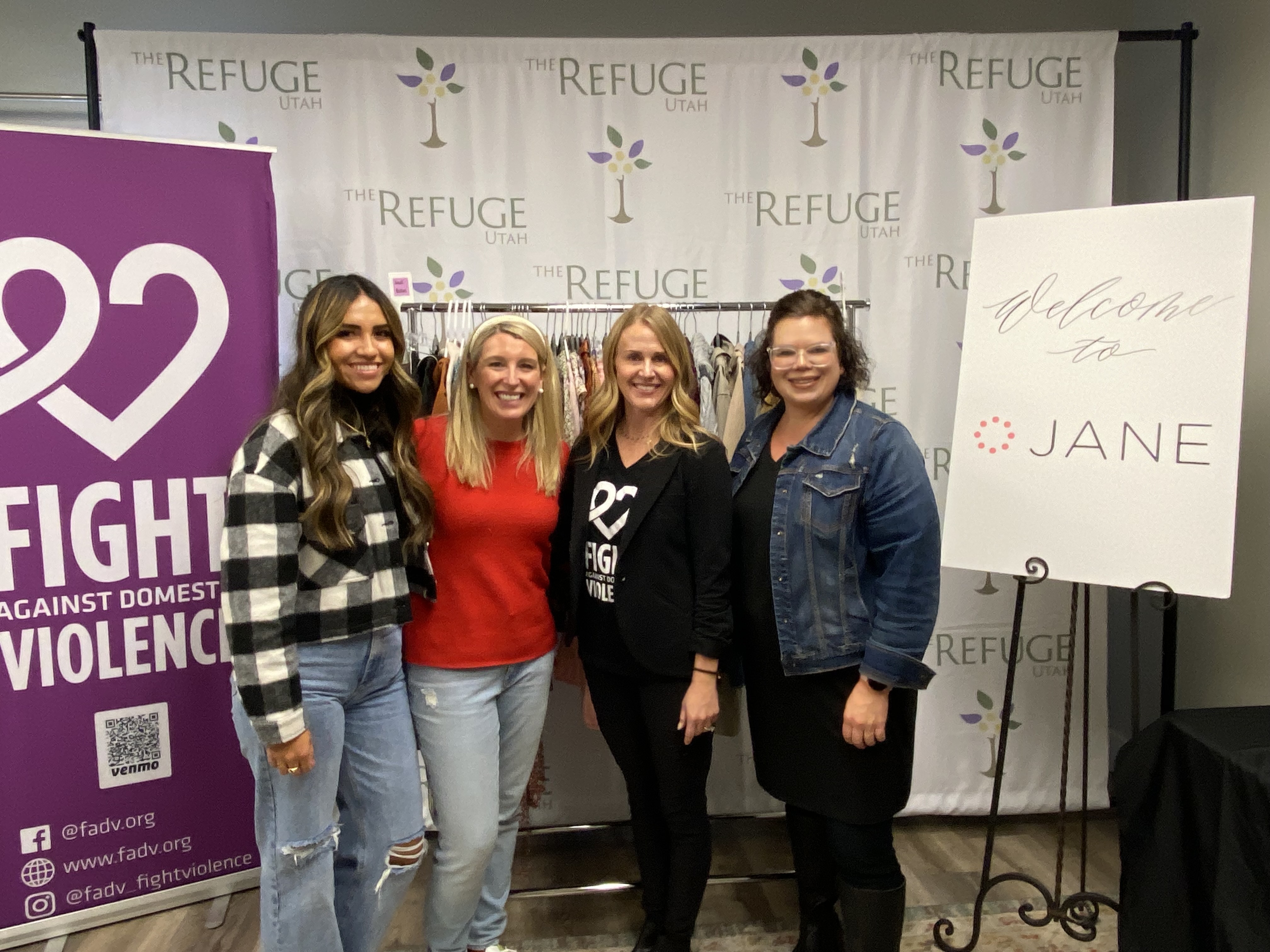 Utah company Jane is partnered with Fight Against Domestic Violence on Wednesday to host a pop-up holiday shop in Provo for women seeking assistance and support at The Refuge.