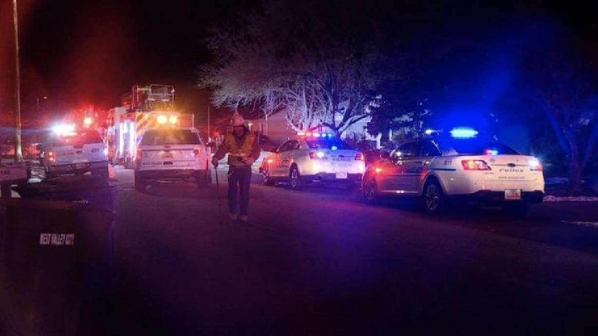 An 80-year-old woman pulled from her burning West Valley home early Friday died at the scene, according to the firefighters.