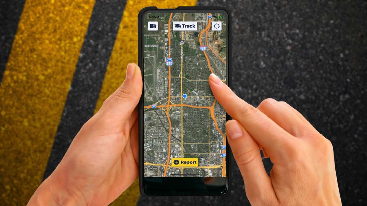 A graphic showing how the Utah Roadkill Reporter app works. The app, developed by the Utah Division of Wildlife Resources and Utah Department of Transportation, launched on Thursday.