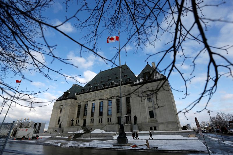 The Supreme Court building is pictured in Ottawa Canada on March 21, 2014. Canada is preparing to expand its medically assisted death framework to become one of the broadest in the world