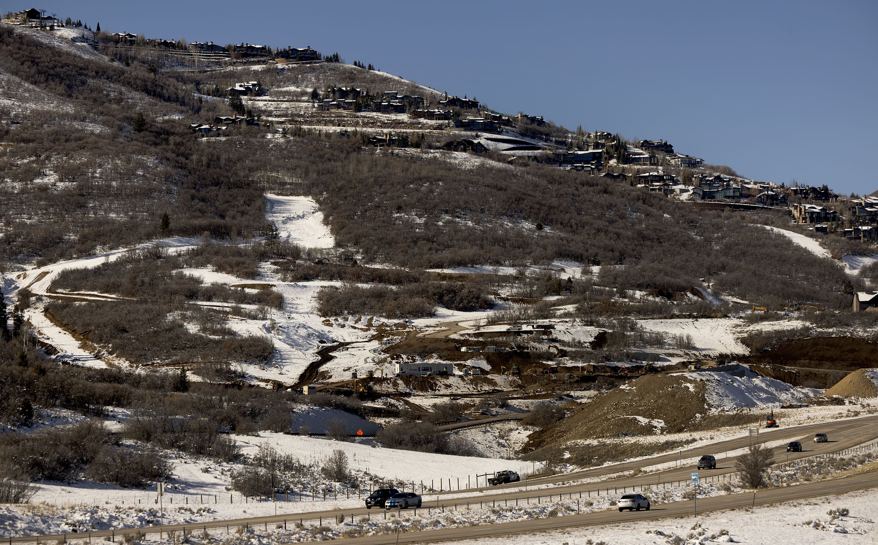 Construction of Velvære, a wellness community adjacent to Park City’s Deer Valley Resort, is underway on Nov. 16.