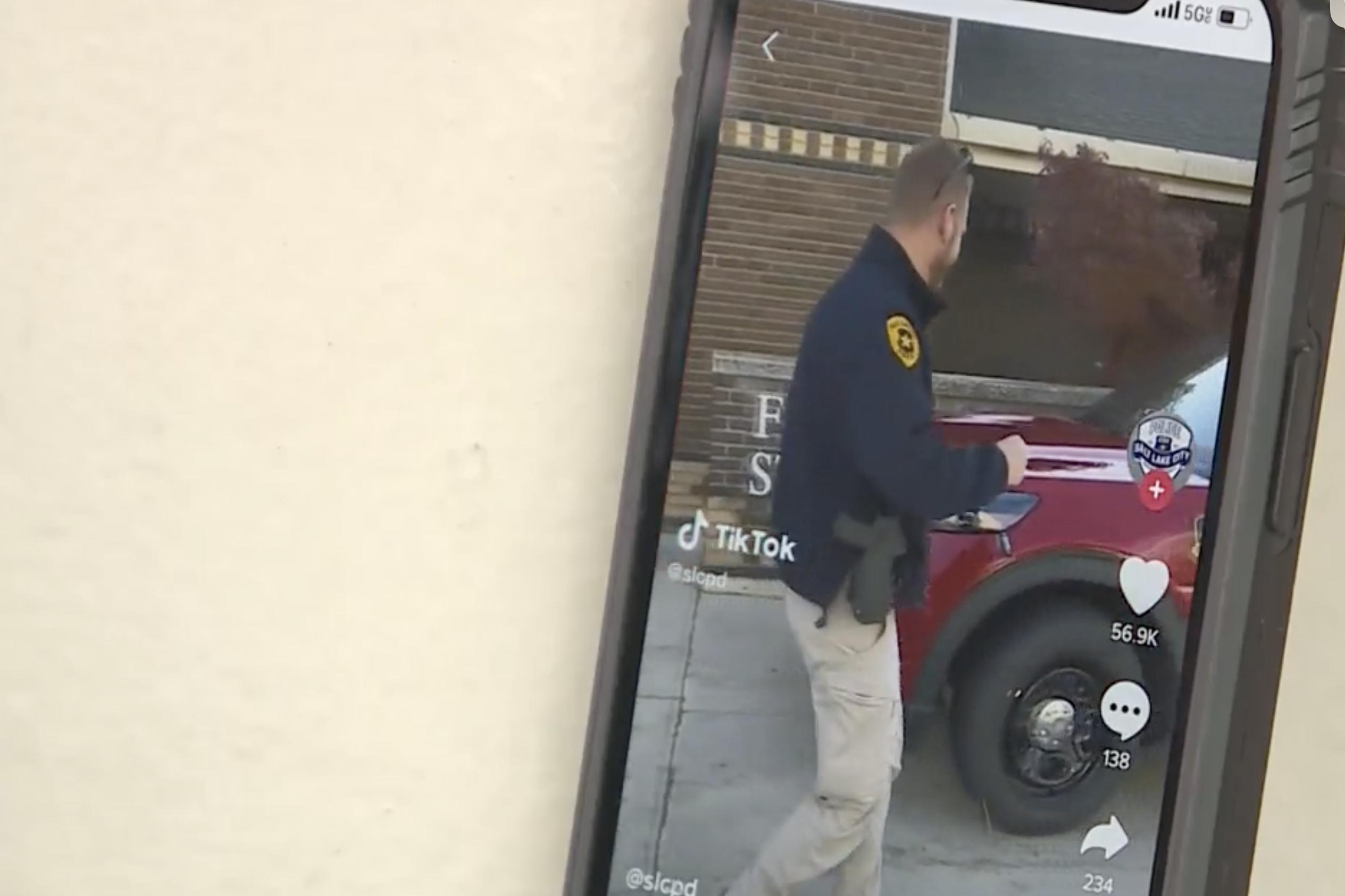 Some Utah police agencies find success on TikTok amid state bans