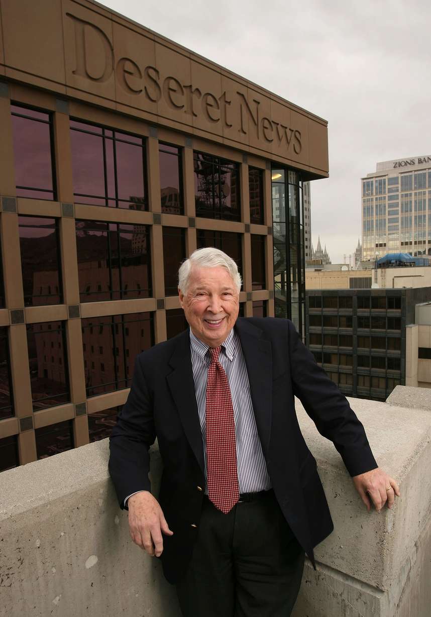 Deseret Morning News Editor John Hughes is pictured on Dec. 15, 2006.