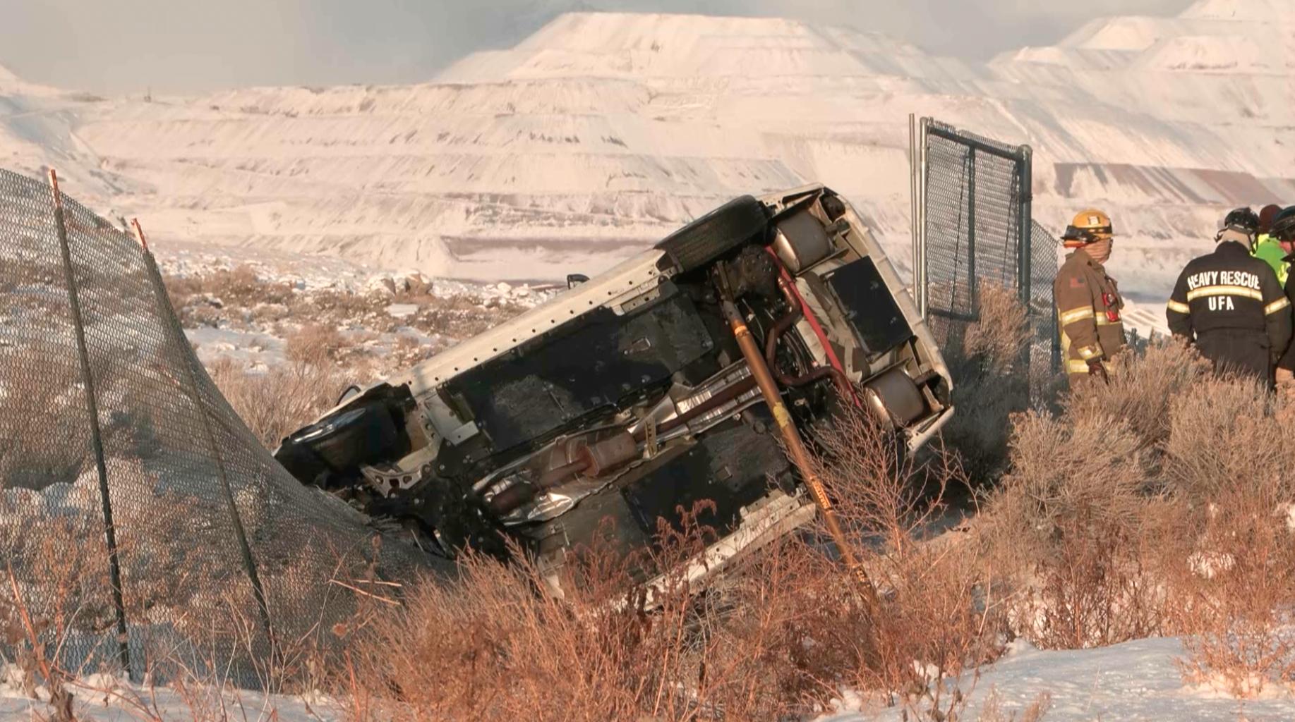 1 killed in rollover crash on Mountain View Corridor in Herriman