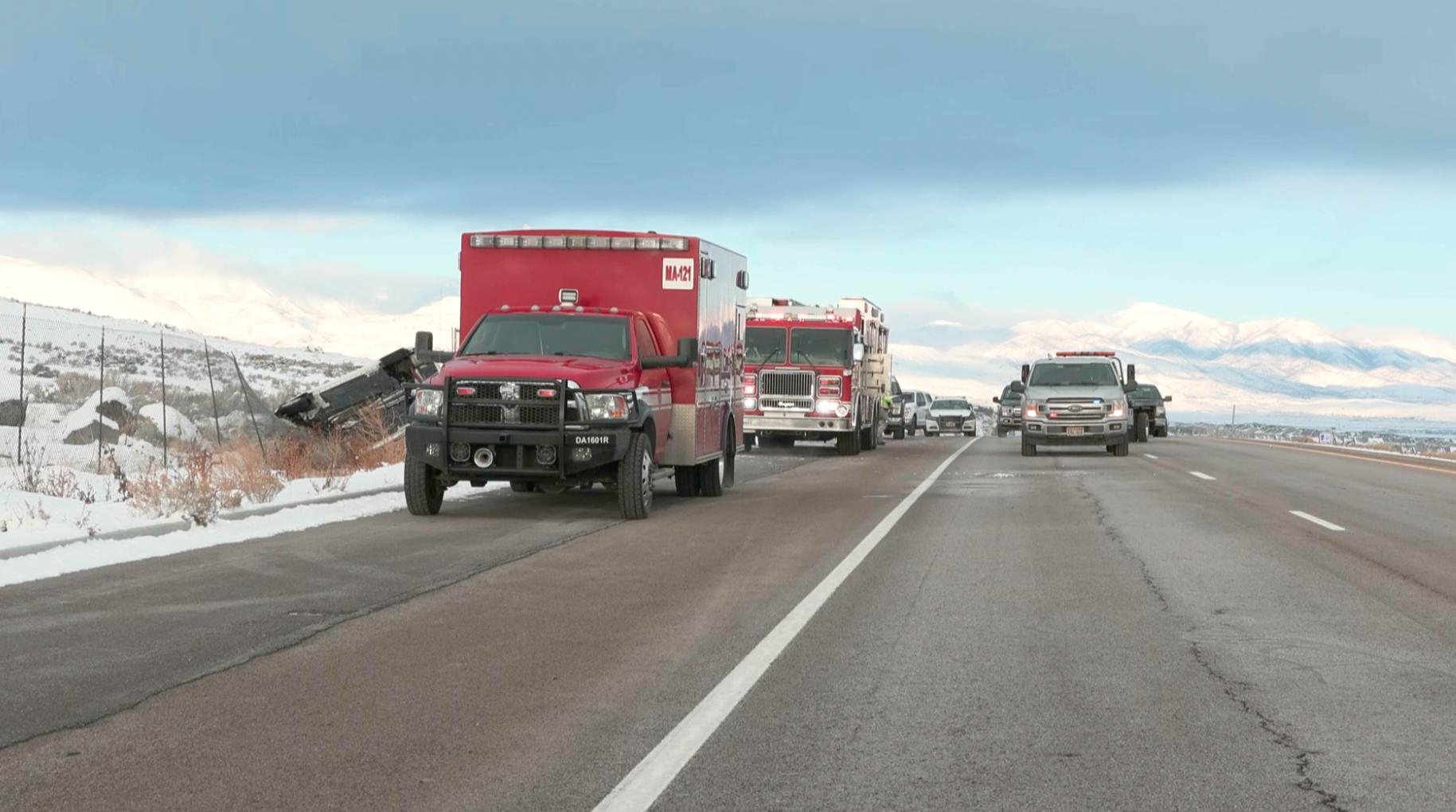 1 killed in rollover crash on Mountain View Corridor in Herriman