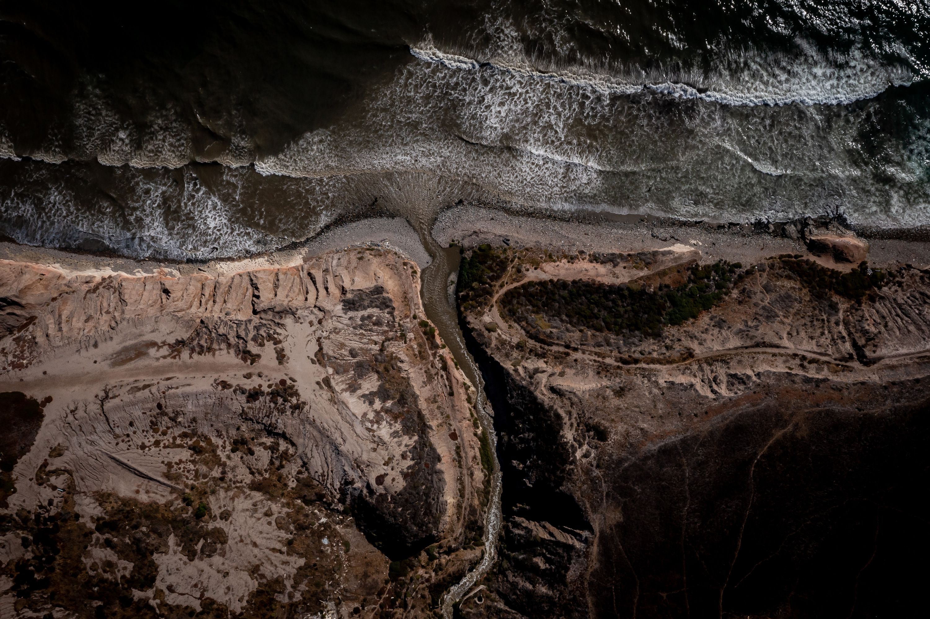Untreated sewage flows into the Pacific Ocean in Tijuana, Baja California, Mexico, on June 25.