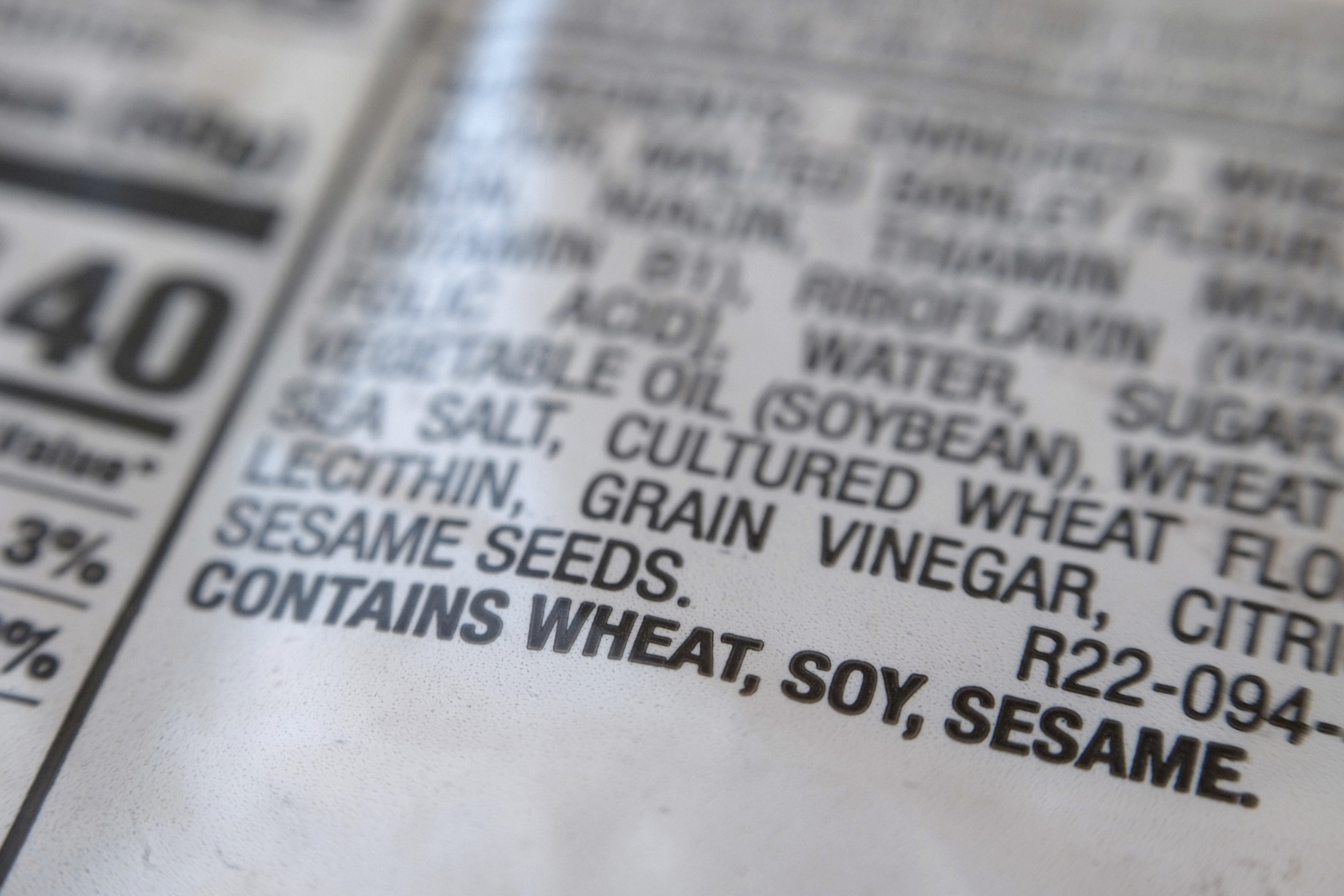 Starting Jan. 1, all foods made and sold in the U.S. must be labeled if they contain sesame, an often-hidden ingredient that's been declared the nation's ninth major allergen. 