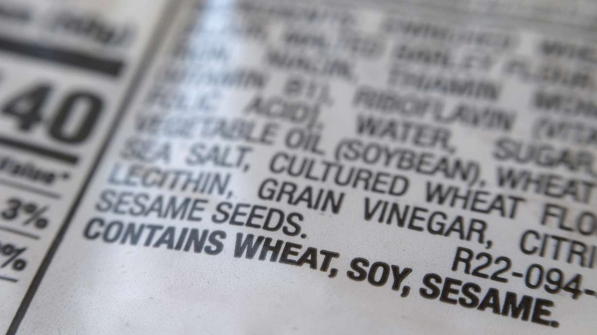 Starting Jan. 1, all foods made and sold in the U.S. must be labeled if they contain sesame, an often-hidden ingredient that's been declared the nation's ninth major allergen.