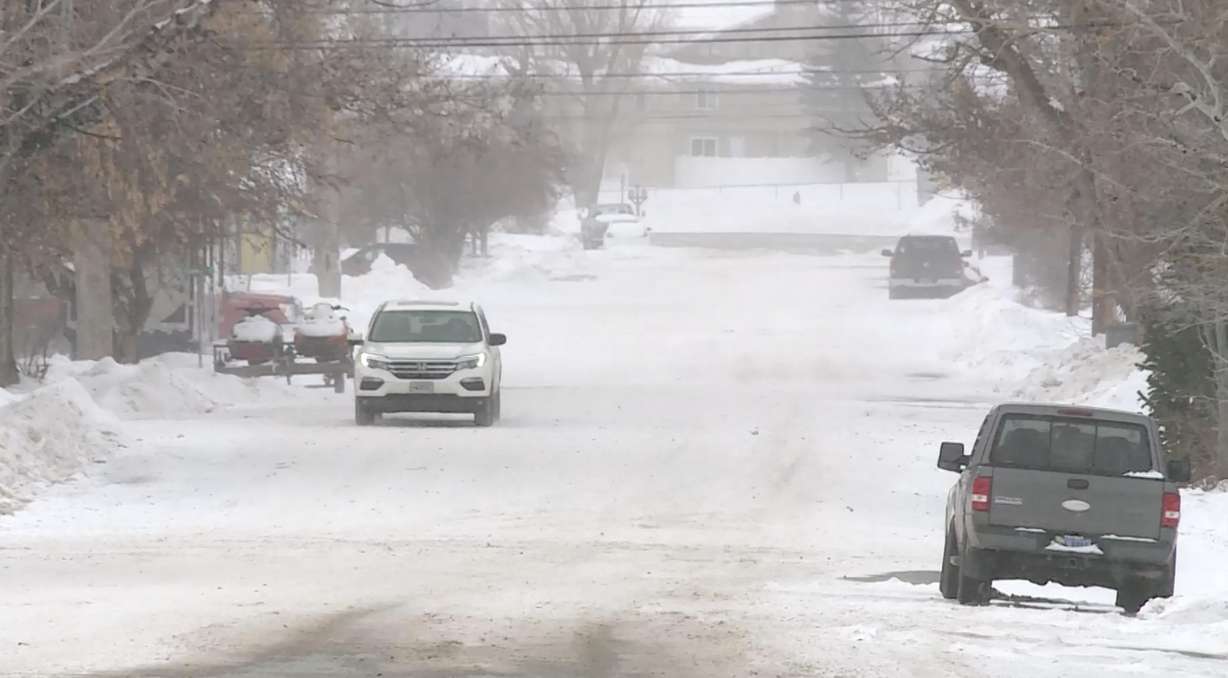 The wind and swirling snow all day Wednesday was just the beginning for residents of Evanston, Wyoming. Meteorologists say the area could see temperatures of 35 degrees below zero in the next day or two.