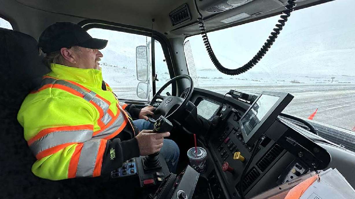 Gil Wright, a snowplow driver with the Idaho Transportation Department, is being recognized after he prevented what could have been a tragedy.