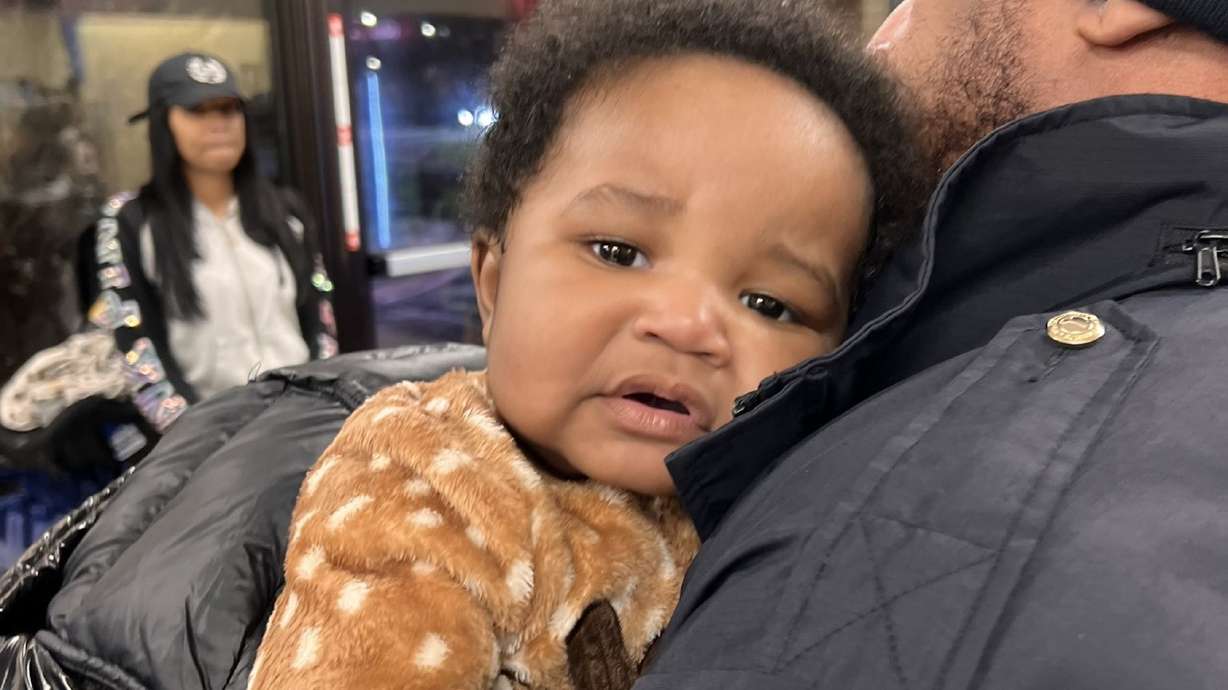 Police officers in Indianapolis unexpectedly discovered baby Kason Thomass in the parking lot of a shopping mall where they had stopped to eat.