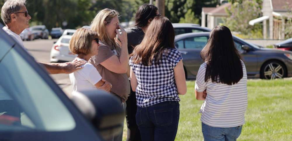 A brother and sister died Aug. 29, after an SUV drove onto the sidewalk and hit them, police said.
