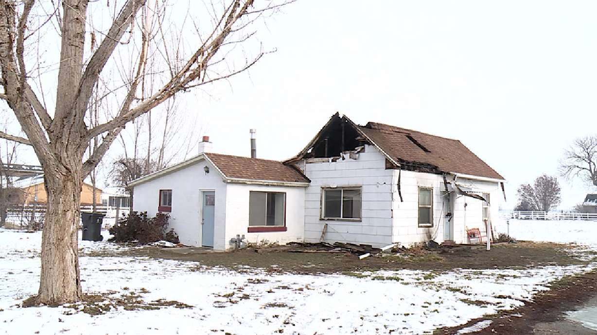 A couple living in West Weber is trying to find a new place to live after a fire damaged their house on Christmas Eve morning.