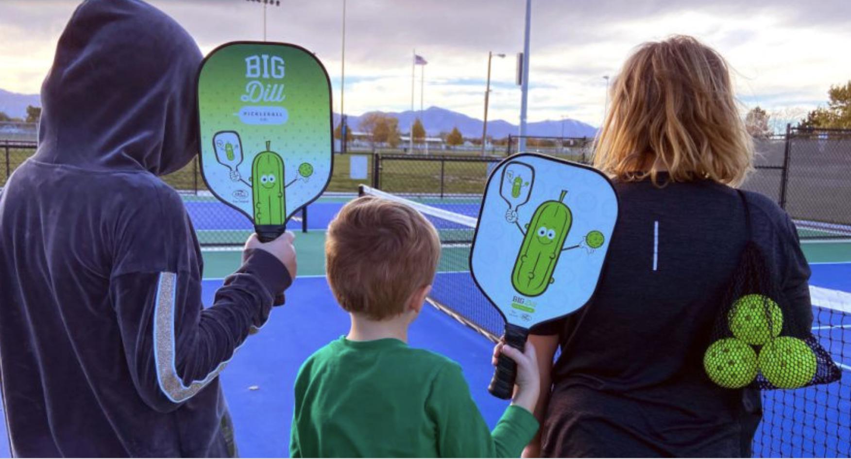 Katy Luxem founded Big Dill Pickleball Company in Salt Lake City after finding a need for equipment that was less boring.