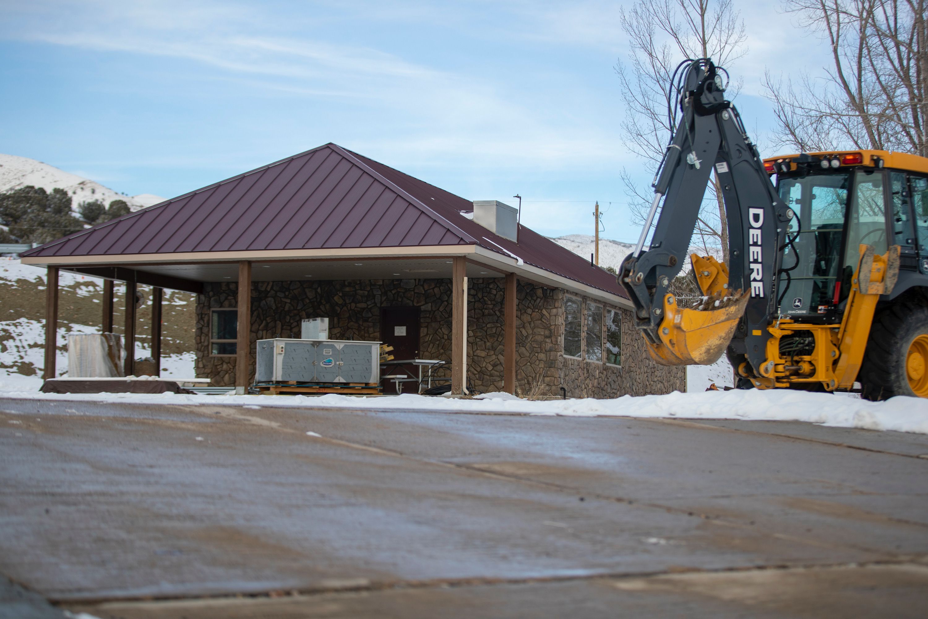 Echo State Park is getting some new improvements to its infrastructure, pictured in Coalville on Thursday.