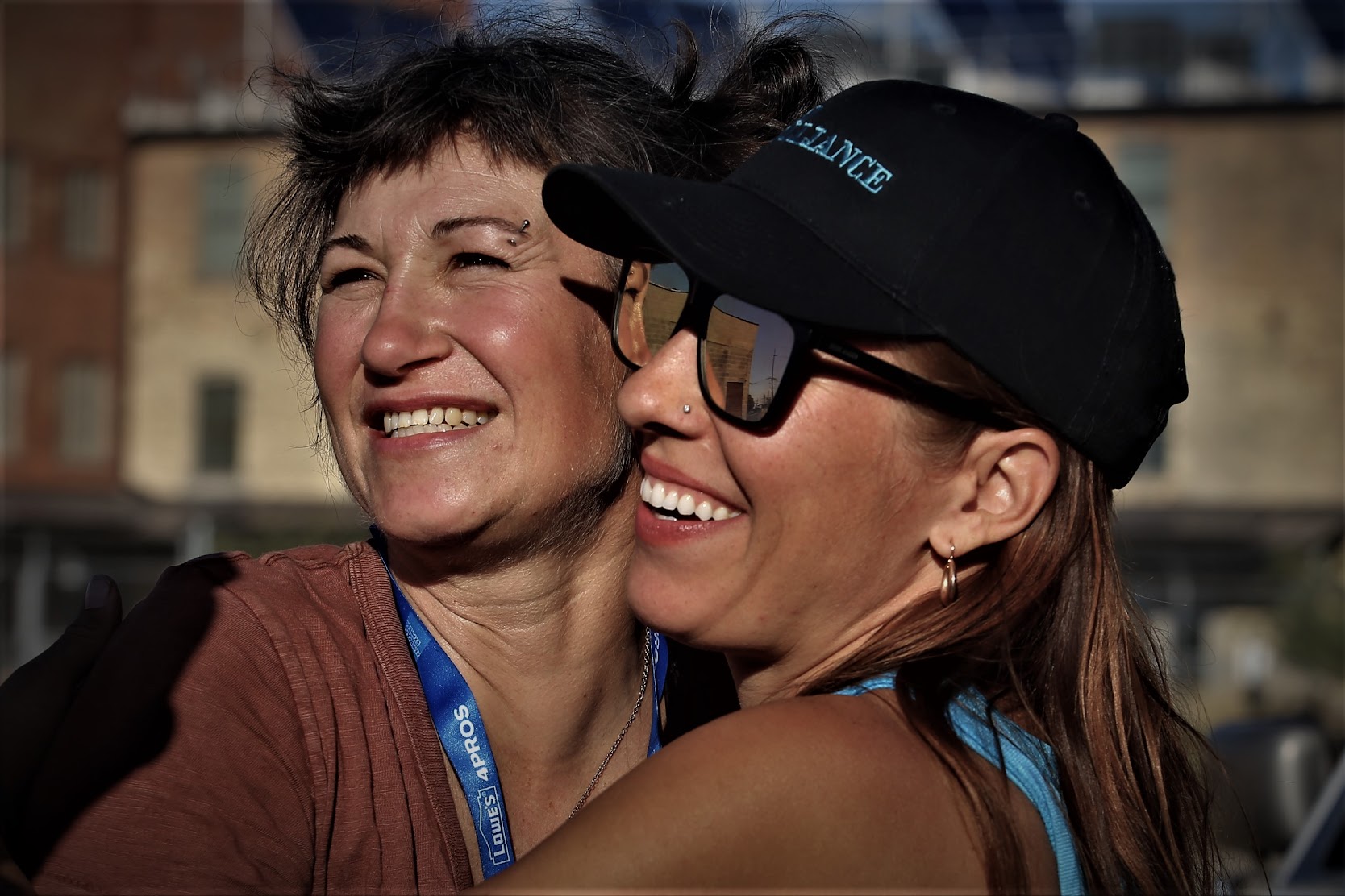 Megan Joyce "MJ" Mohn, left, with Nomad Alliance founder Kseniya Kniazeva, who has been pushing to remember Mohn since her death in police custody in January. Nearly a year later, Kniazeva is still waiting for answers about her friend's death.