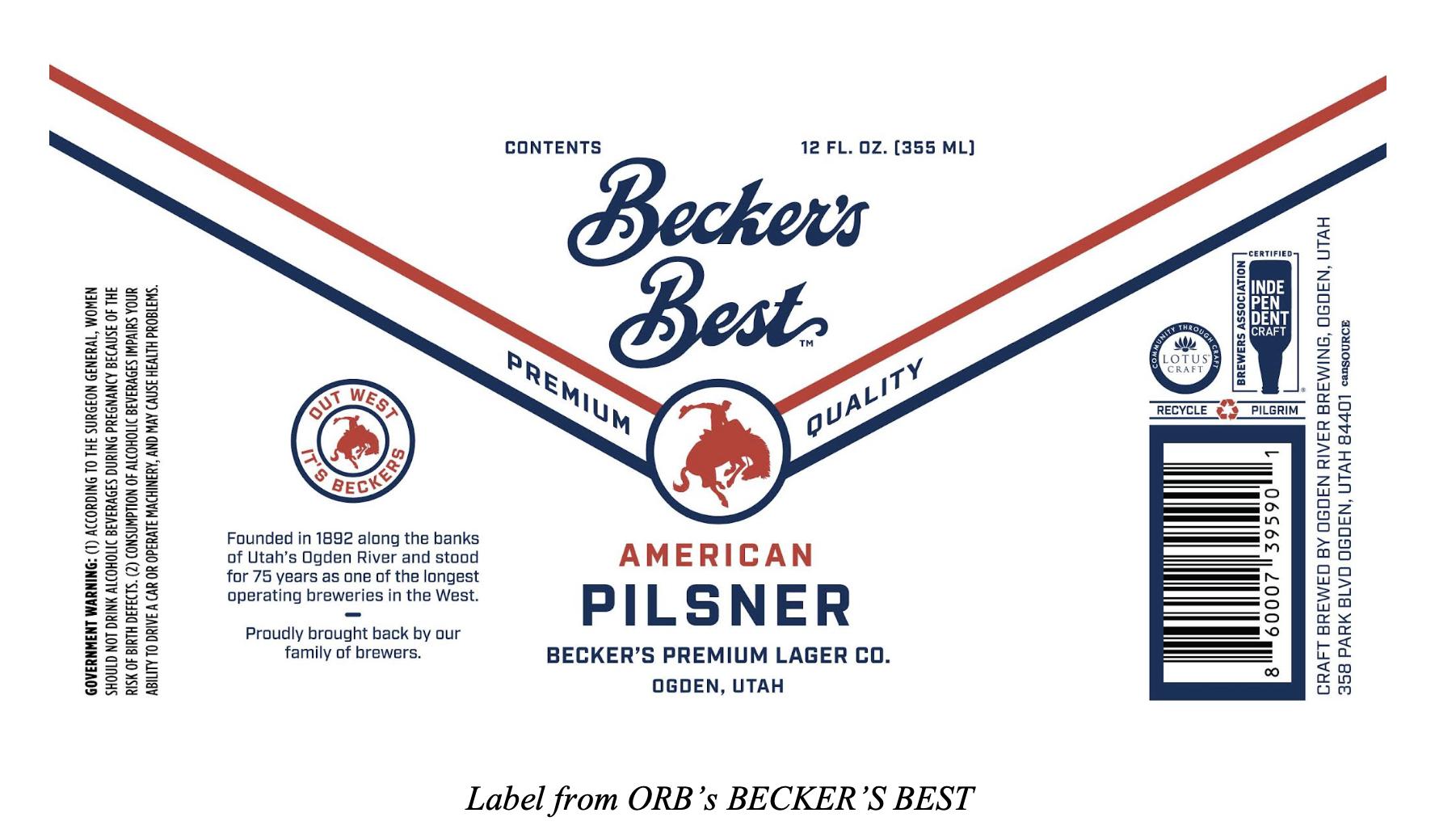 A screenshot from a lawsuit filed against Ogden River Brewing and Lotus Craft by the great-granddaughter of Ogden brewing legend John Becker.