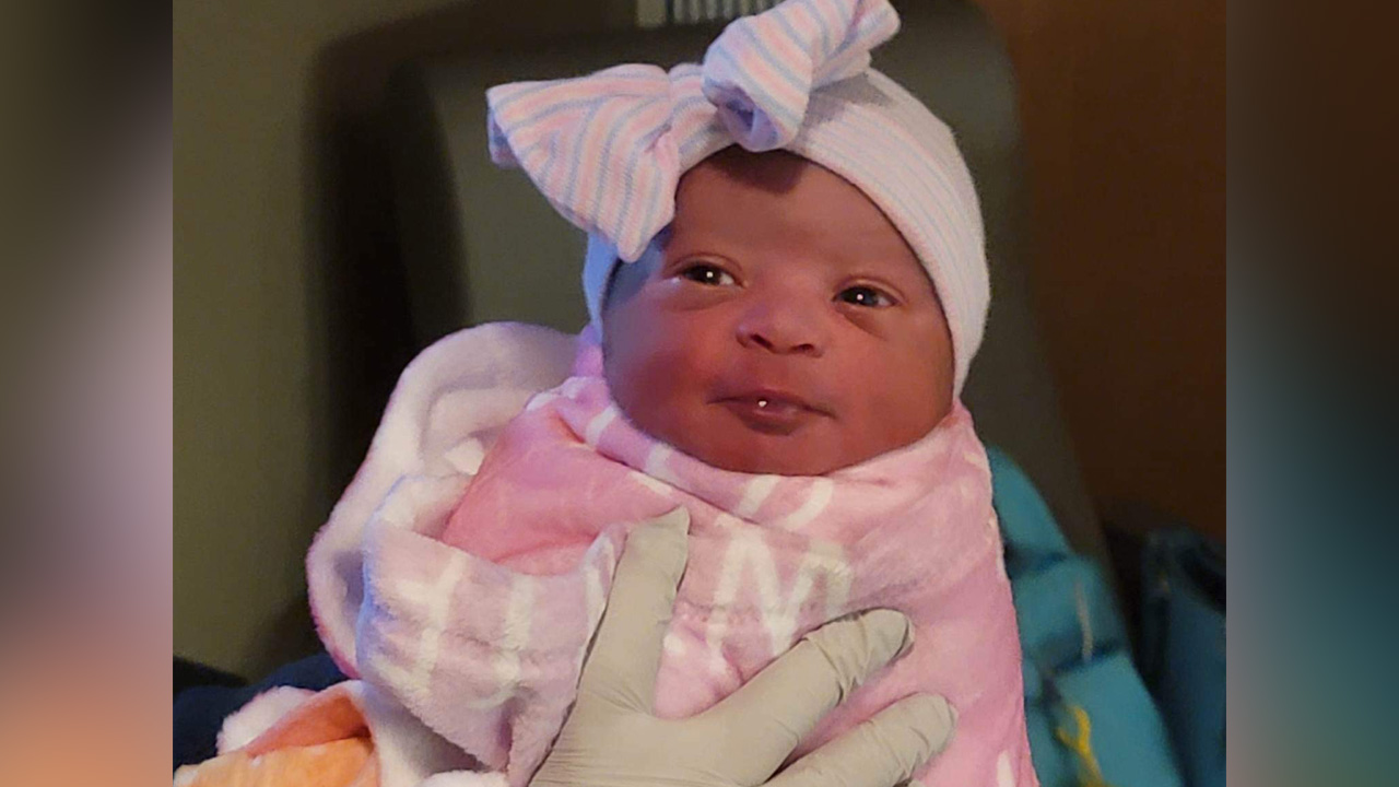 Wynter Kisa Magandazi is the first baby born at a Utah Intermountain Healthcare hospital in 2023. She is the first baby for Madi and Jermaine Magandazi, who welcomed her a few weeks early at 12:34 Sunday morning. 