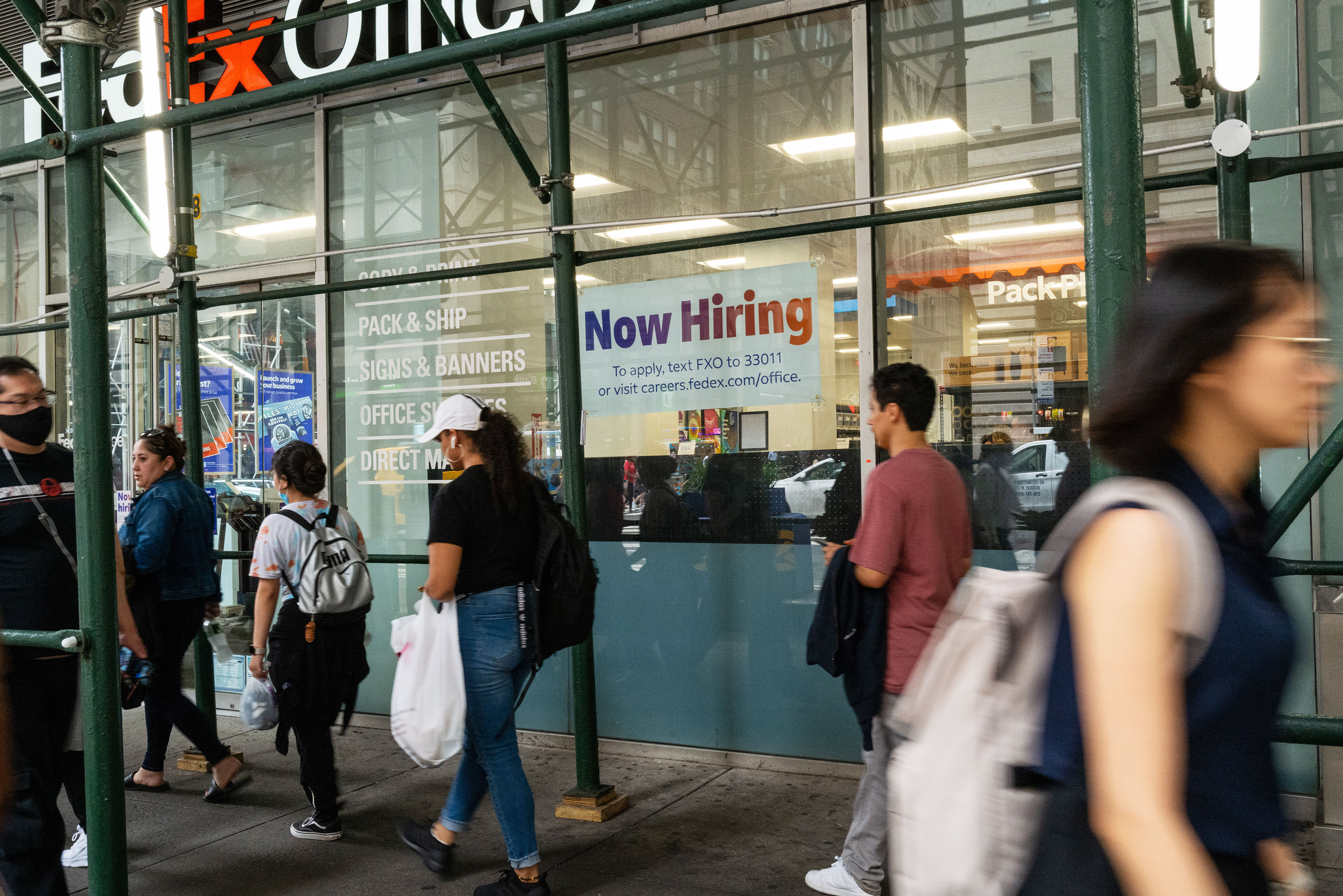 A "now hiring" sign is displayed in Manhattan on July 28, 2022 in New York City. Now that 2022 is over, there are clear bright spots in this economy that offer hope 2023 will not be the year the next recession begins.