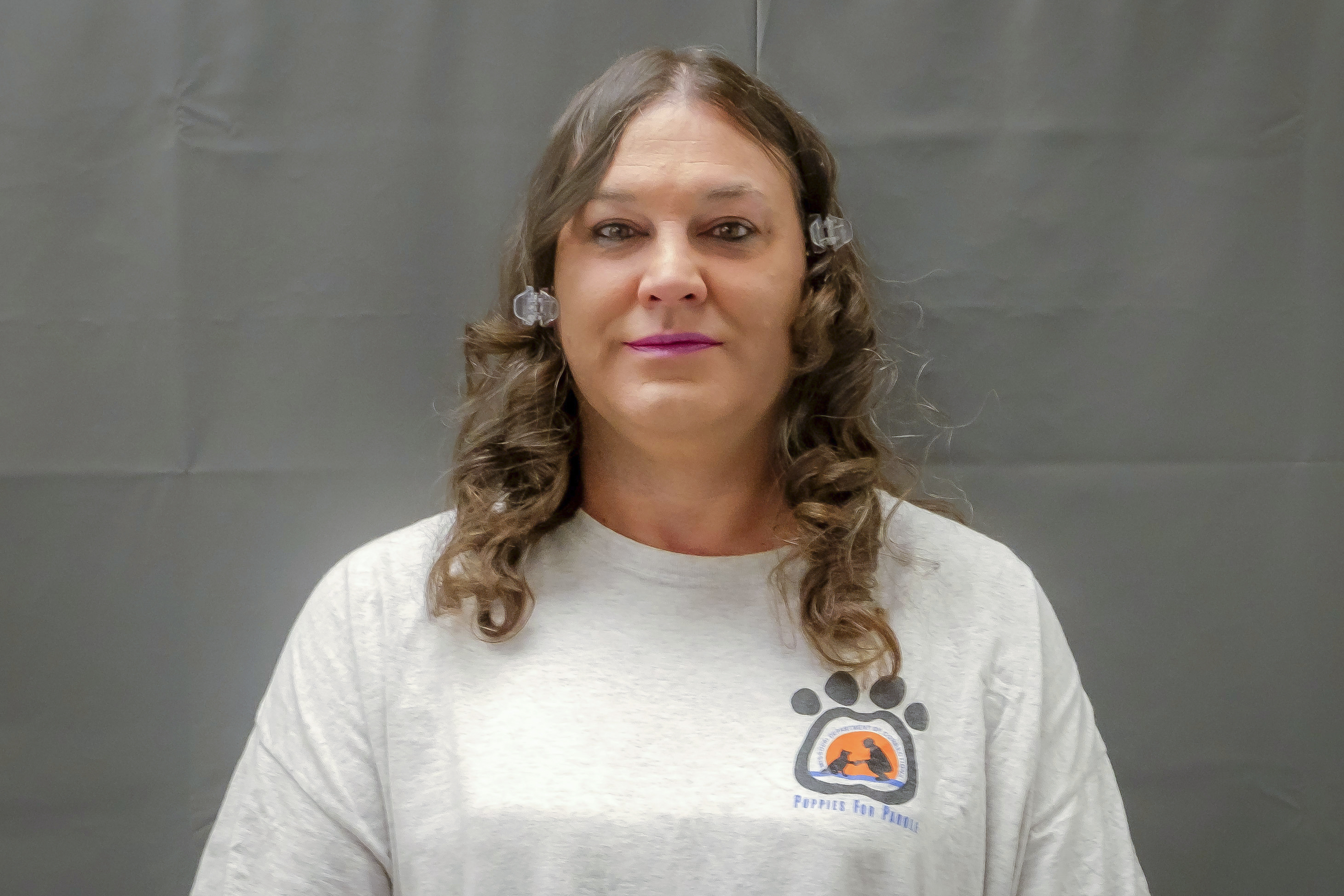 Missouri Gov. Mike Parson on Tuesday said he would not halt the execution of Amber McLaughlin, seen in this photo released by the Federal Public Defender Office. Her execution scheduled for Tuesday in Missouri will be the first of an openly transgender woman.