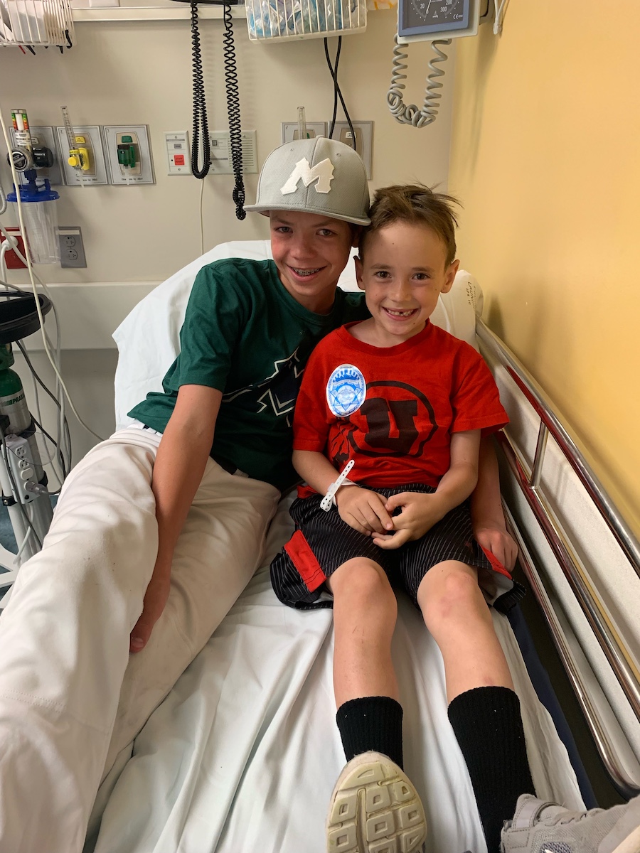 A South Jordan family is reliving what happened to their then 7-year-old son after recently seeing an NFL player collapse.