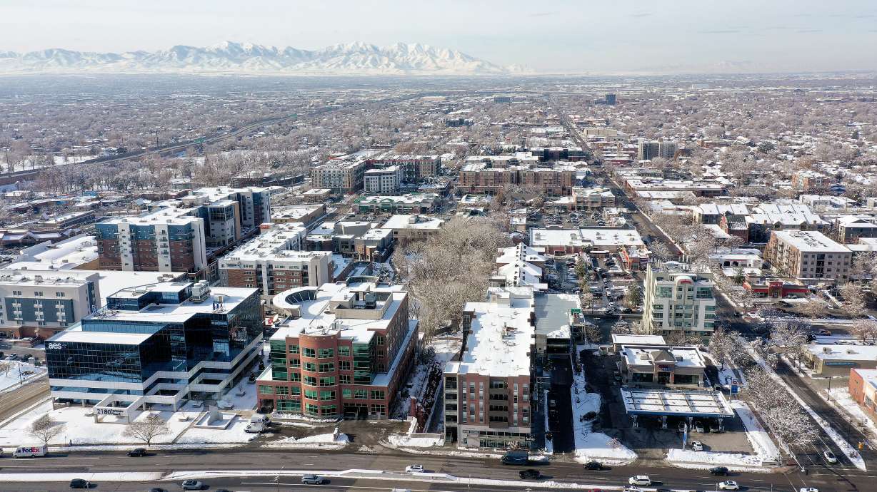 Salt Lake City is pictured on Wednesday. Between 2010 and 2020, Utah’s urban population increased by 17%, according to the U.S. Census Bureau.