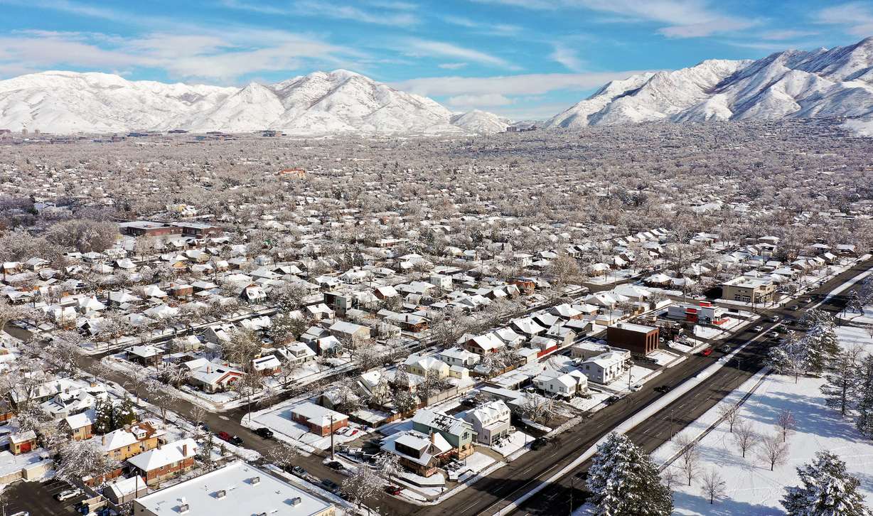 Salt Lake City is pictured on Wednesday. Between 2010 and 2020, Utah’s urban population increased by 17%, according to the U.S. Census Bureau.