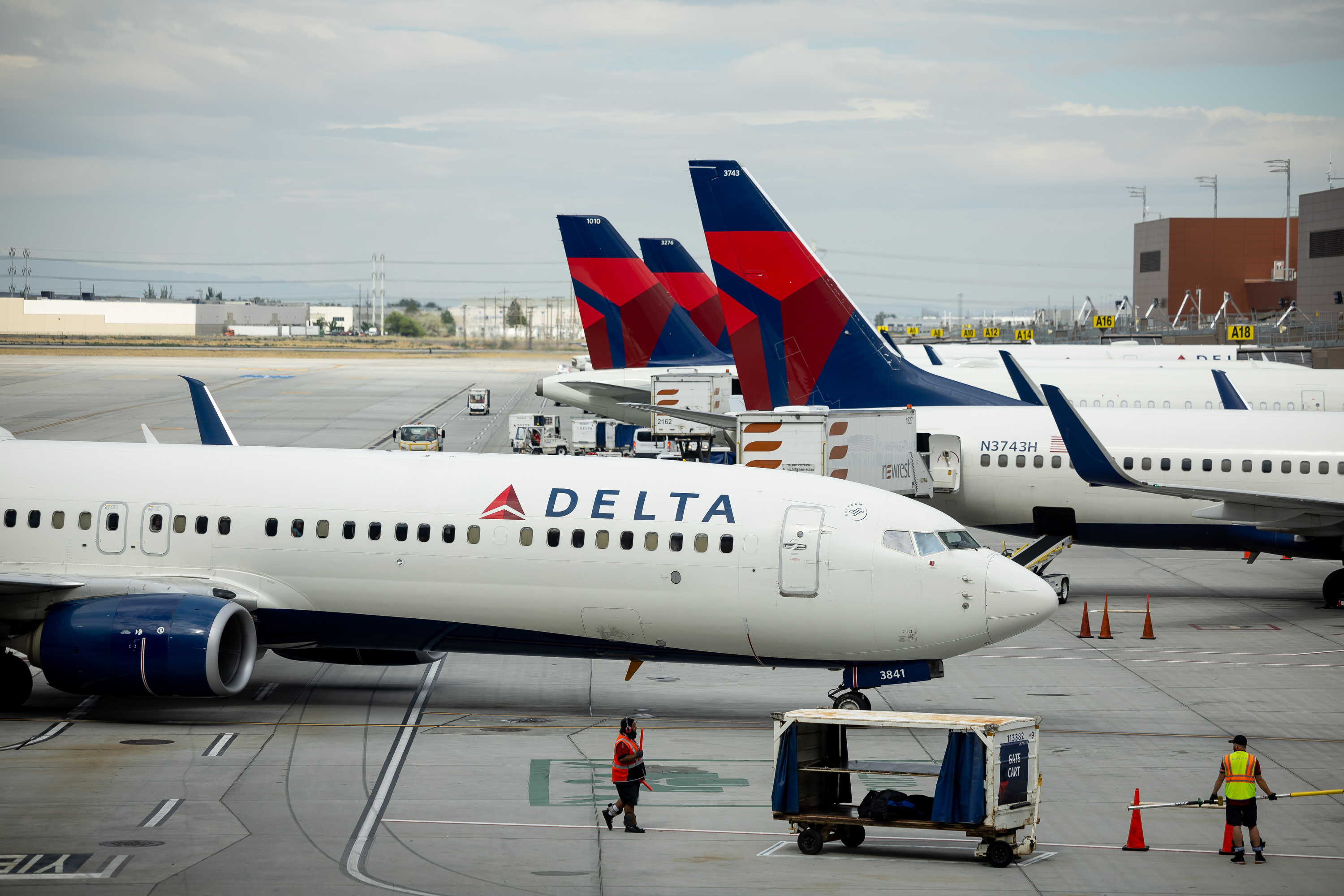 Delta Air Lines says it will start providing free Wi-Fi for all passengers on most of its U.S. flights starting in February. 
