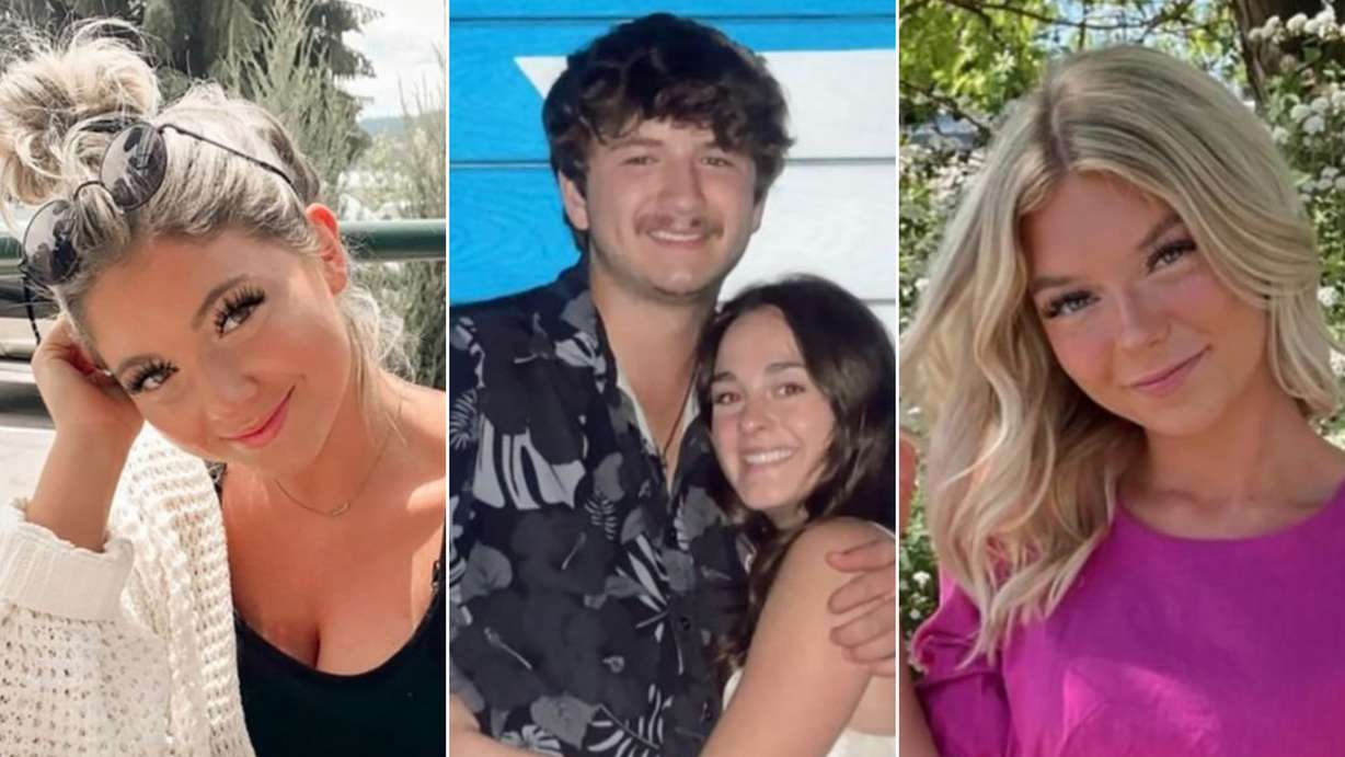 From left: University of Idaho students Kaylee Goncalves, Ethan Chapin, Xana Kernodle and Madison Mogen were found dead on Nov. 13 at an off-campus home in Moscow, Idaho.