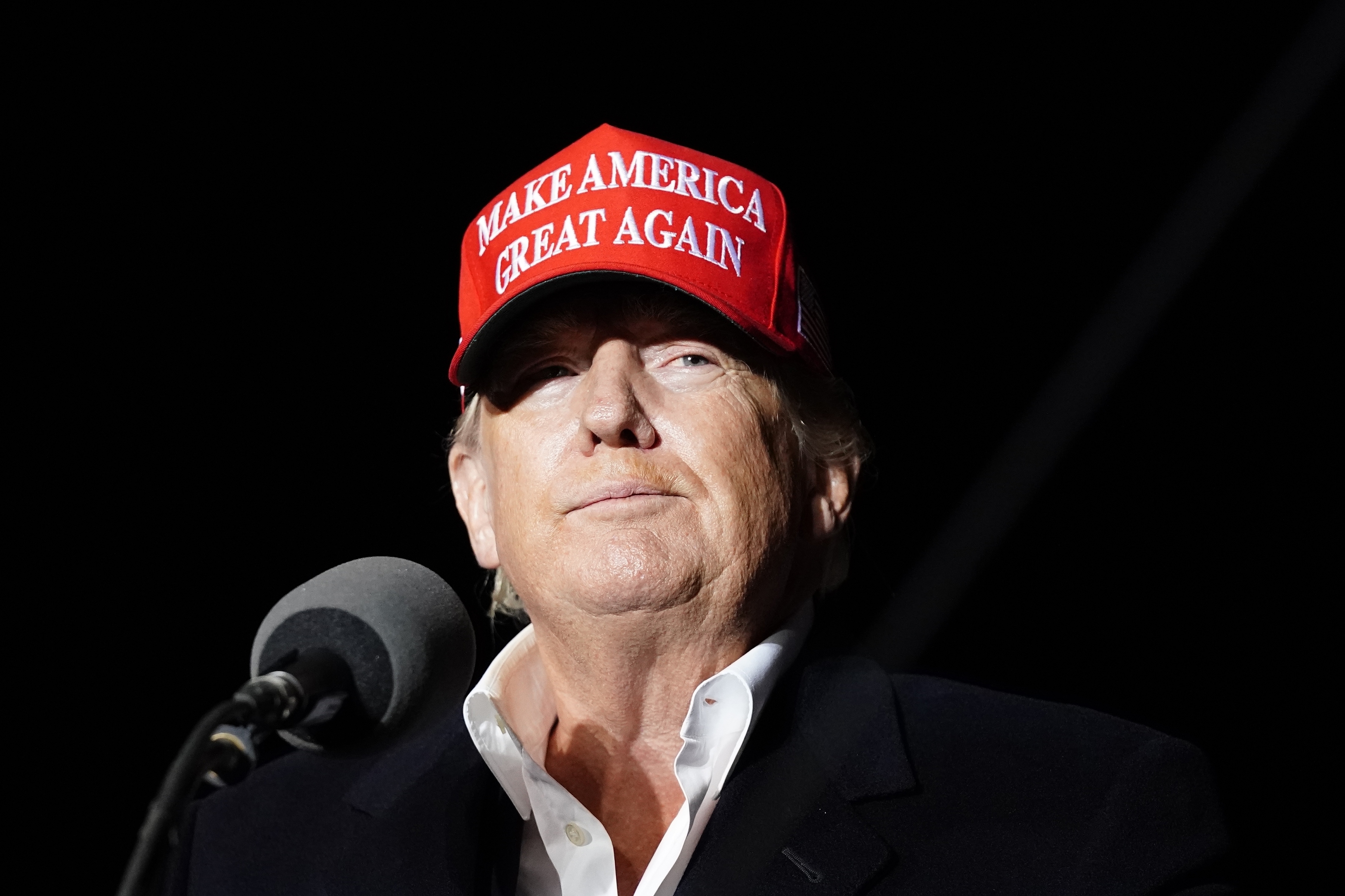 Former President Donald Trump speaks at a rally Jan. 15, 2022, in Florence, Ariz. The special grand jury in Atlanta that has been investigating whether then-President Donald Trump and his allies committed any crimes while trying to overturn his 2020 election loss in Georgia has finished its work. 